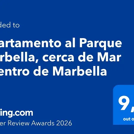 Al Parque Marbella, Cerca De Mar Y Centro De 아파트 *